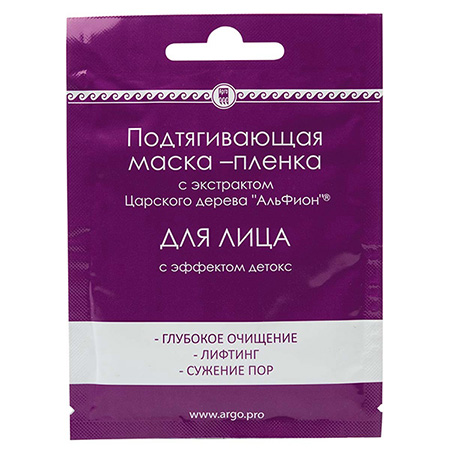 Маска-пленка подтягивающая с экстрактом царского дерева «Альфион»