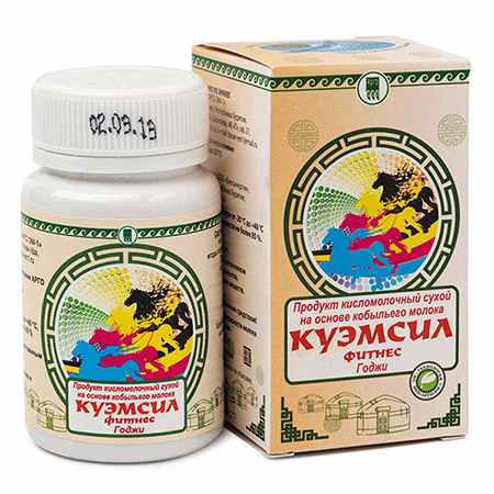 Продукт кисломолочный сухой «КуЭМсил» Фитнес Годжи