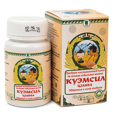 Продукт кисломолочный сухой «КуЭМсил» Цзамба